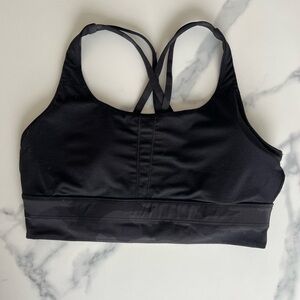 Lululemon Black Sports Bra (Energy Bra Long Line)